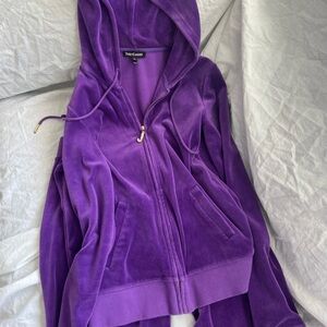 Juicy couture tracksuit size m for top and s bottom